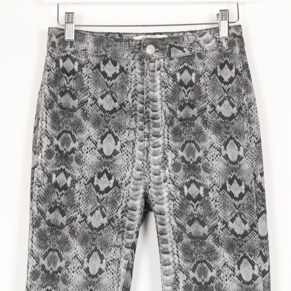 We the Free Just Float On Snake Print Flare Jean - Picture 3 of 9